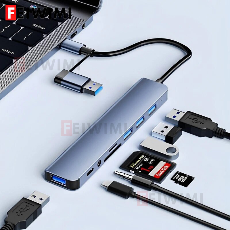 Smart Home Hub 2 - Rozgałęźnik USB C 8 w 2,