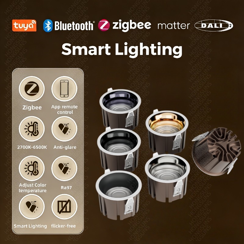 Smart Home Living Room - Inteligentna wpuszczana oprawa LED Tuya Zigbee/