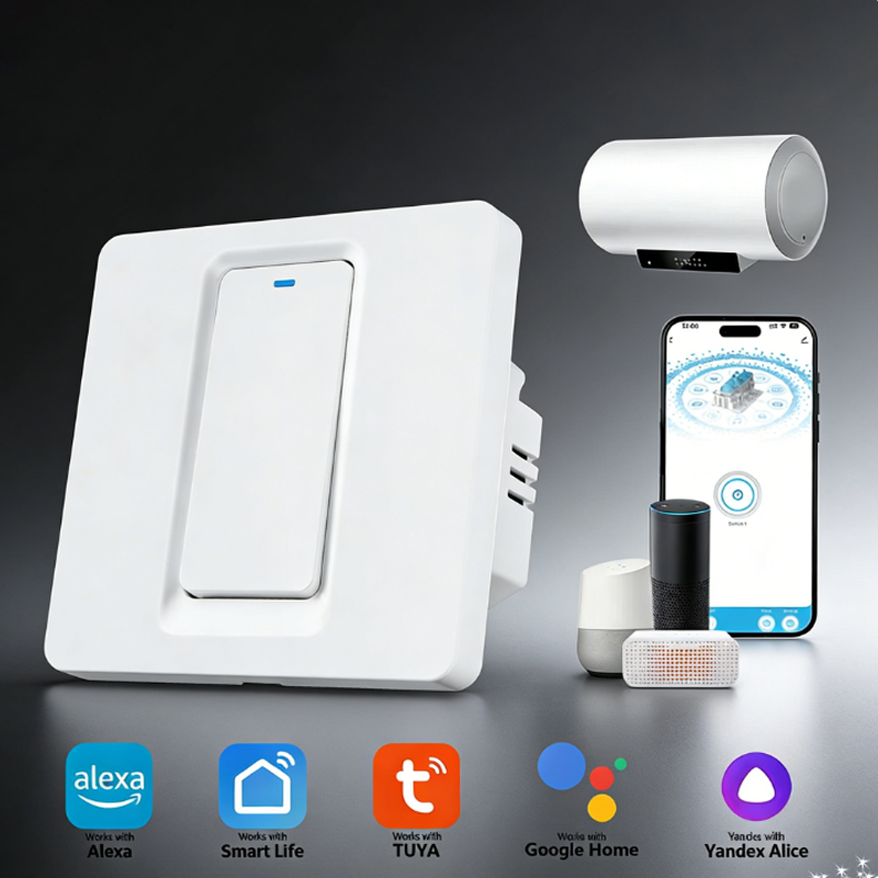 Smart Home Button - Inteligentny przełącznik podgrzewacza wody/Wifi i Bluetooth,