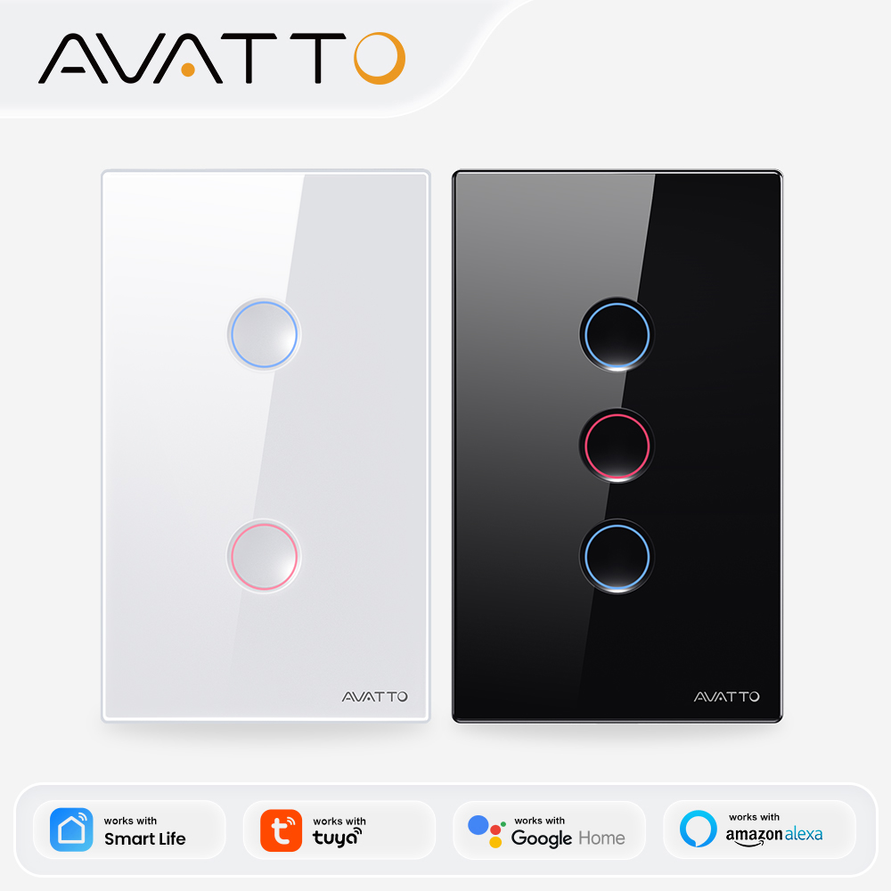 Smart Home Button - AVATTO 1/2/3/4 Gangowy Inteligentny Włącznik Światła