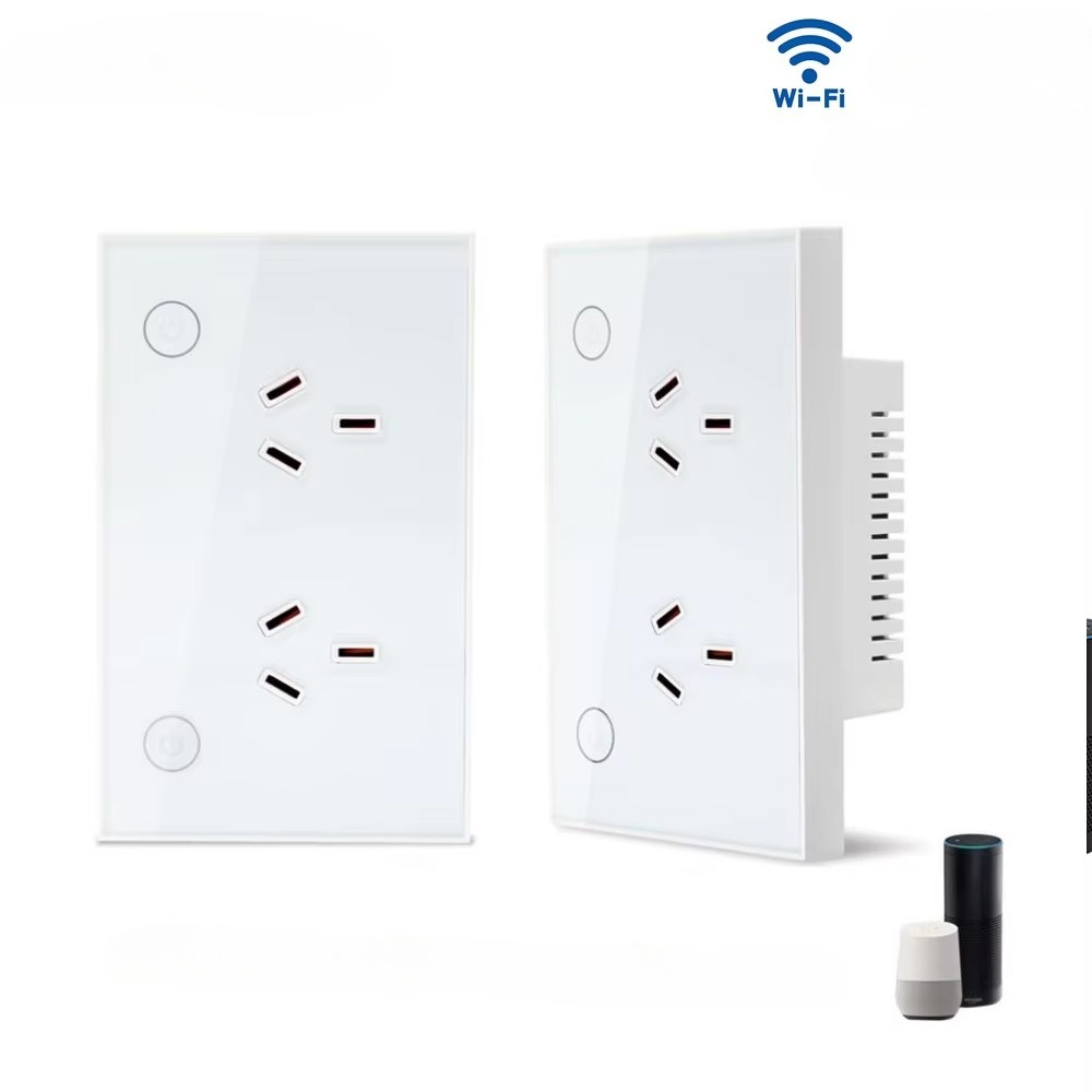 Smart Home Zigbee - Inteligentne gniazdko ścienne Zigbee Wi-Fi Matter