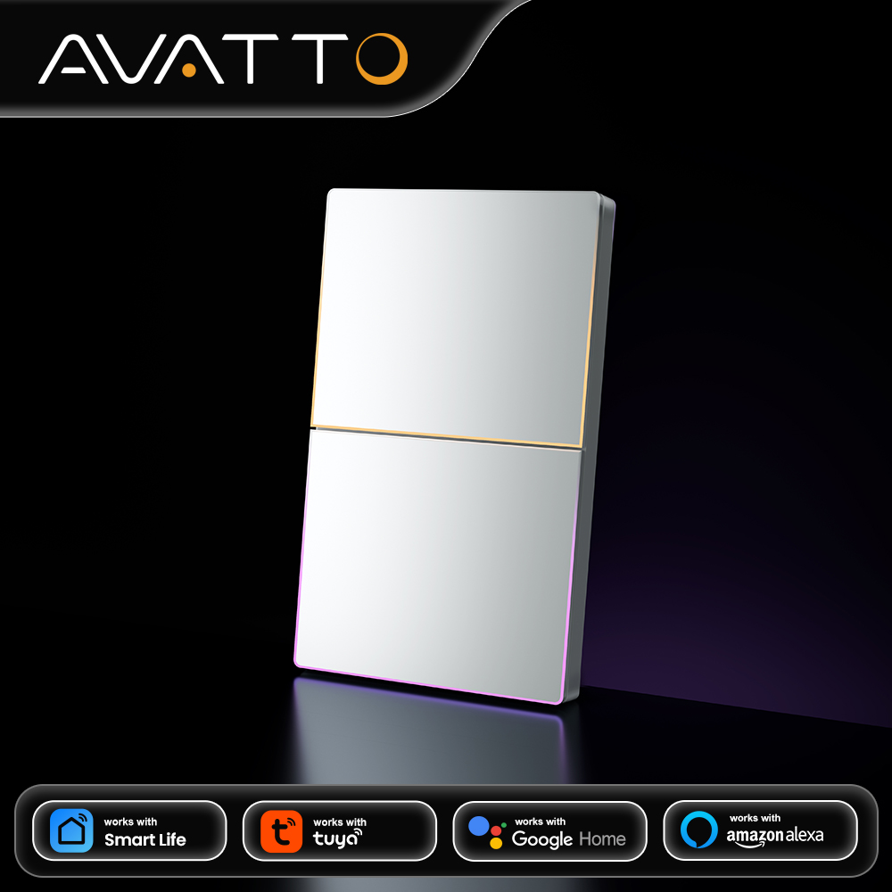 Smart Home Button - AVATTO 1/2/3/4-przyciskowy inteligentny włącznik światła WiFi,