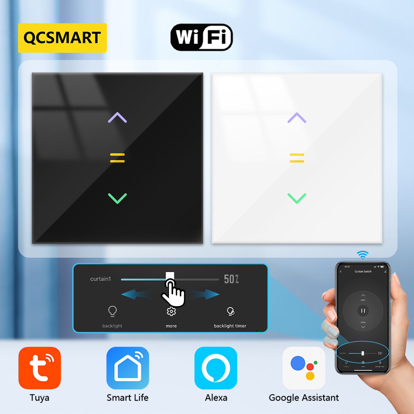 Smart Home Blinds - Aplikacja QCSMART Tuya Smart Life zasłona