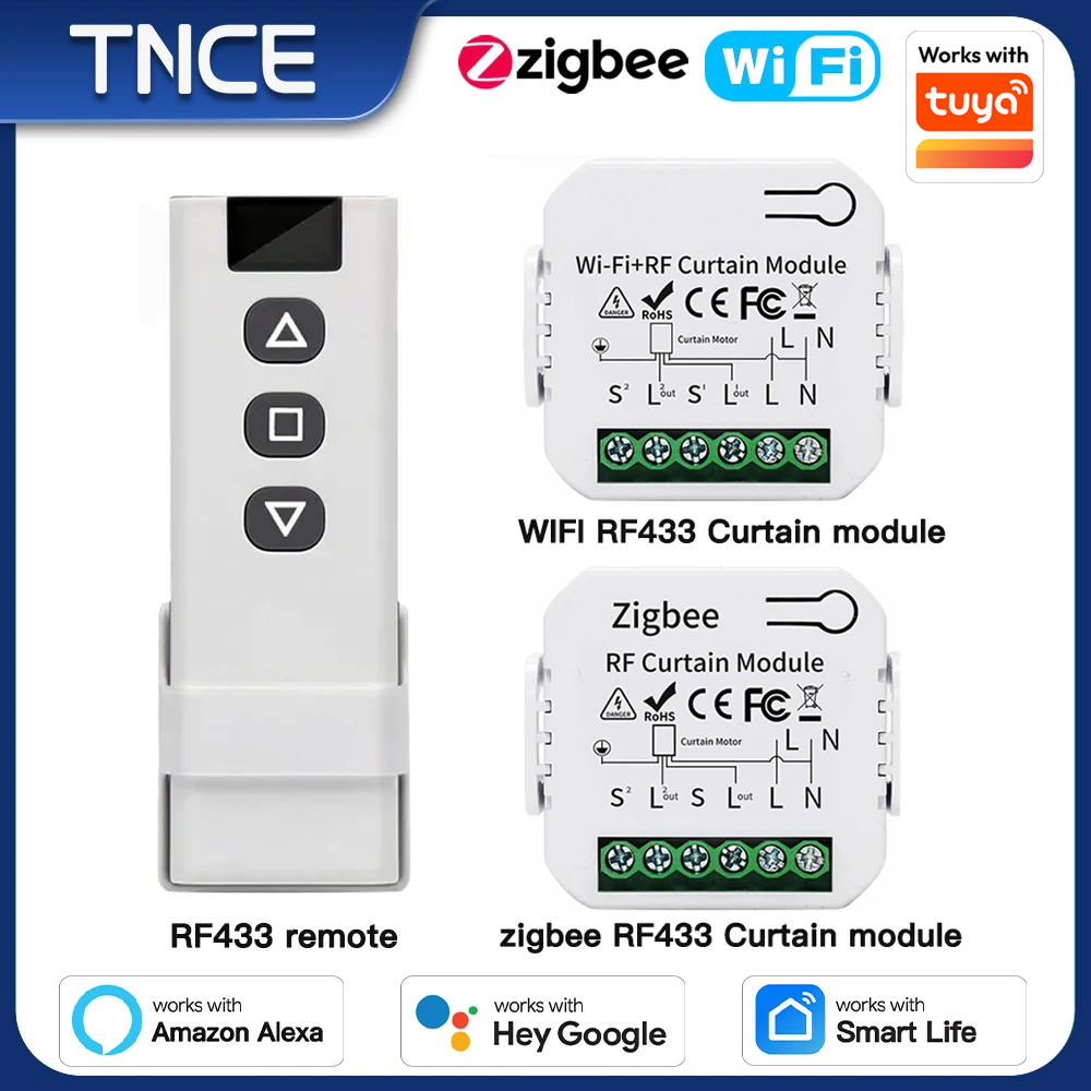 Smart Home Blinds - TNCE Tuya moduł przełącznika kurtyny wifi