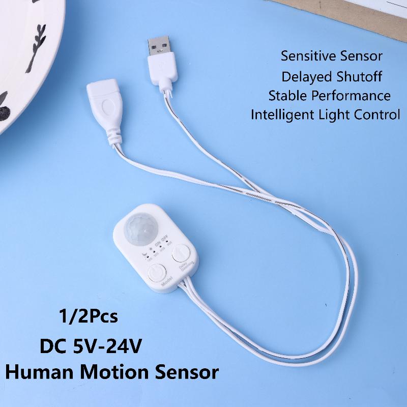 Pir Motion Sensor - 1/2 szt. DC 5V-24V USB Czujnik