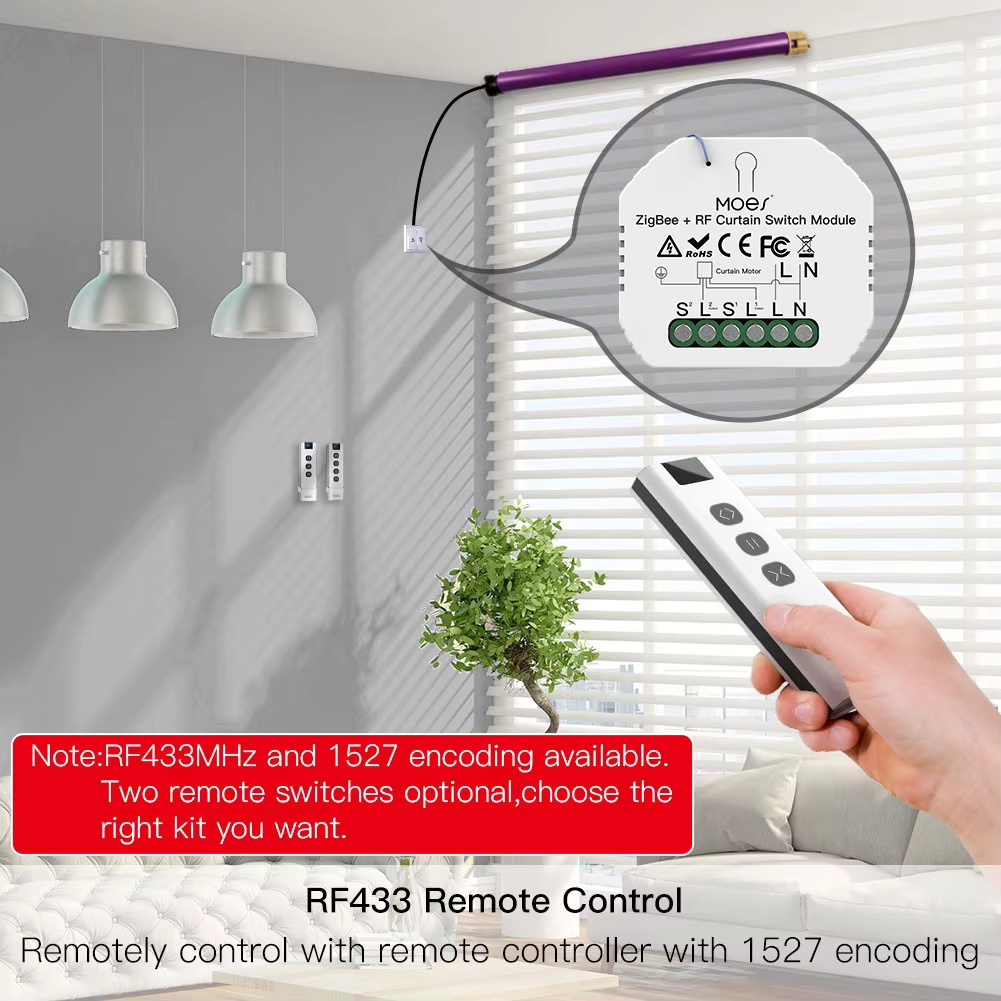 Moduł przełącznika rolet MOES  – Smart Home Blinds recenzja i cena