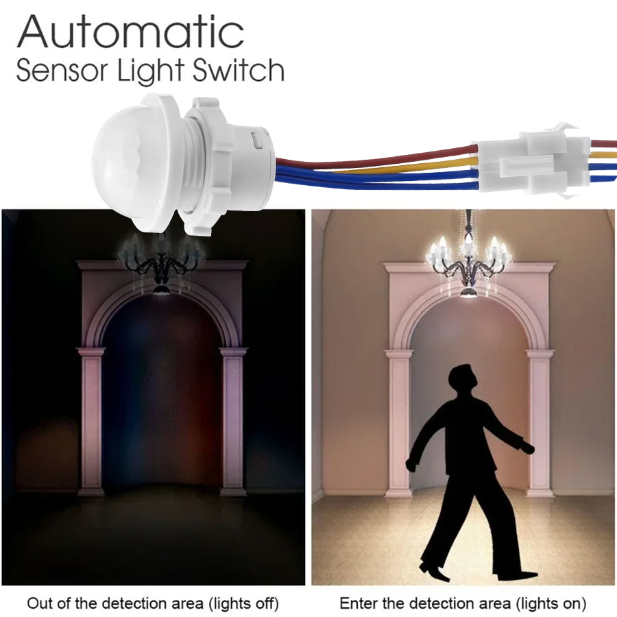 Przełącznik światła z czujniki – Pir Motion Sensor recenzja i cena