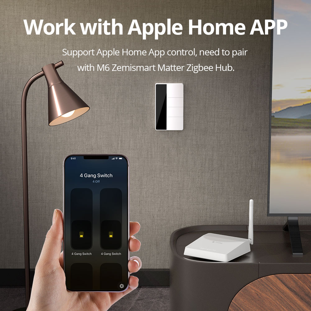 Przełącznik światła Zigbee typ – Smart Home Zigbee recenzja i cena