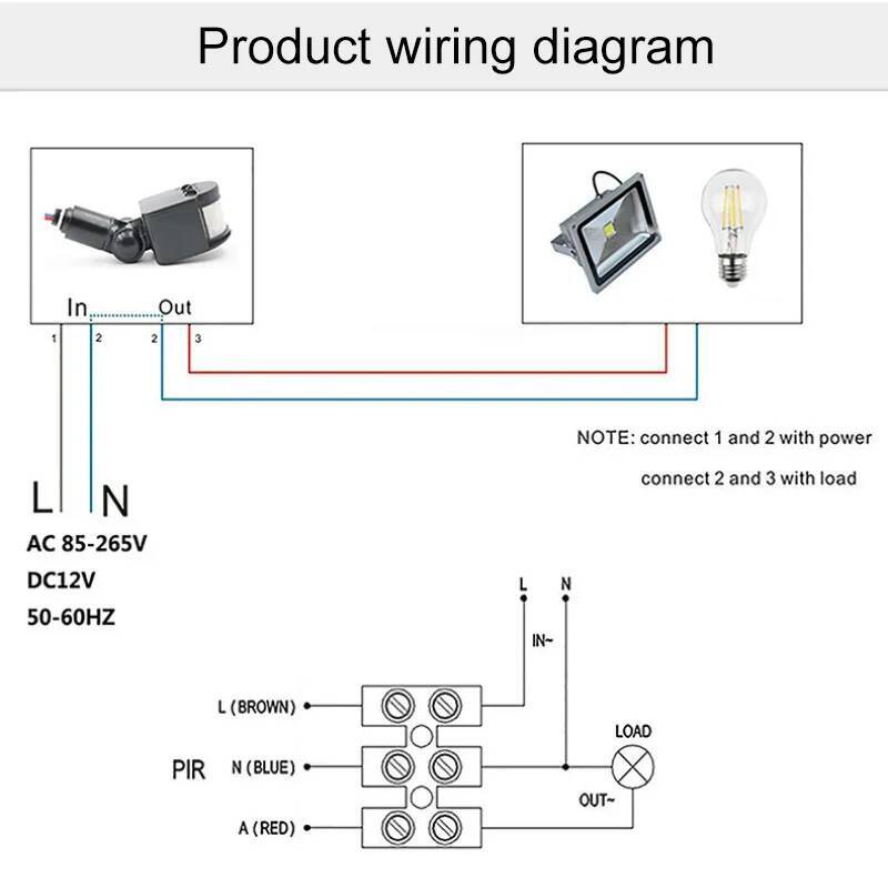 Czujnik ruchu PIR, wyłącznik ś – Pir Motion Sensor recenzja i cena