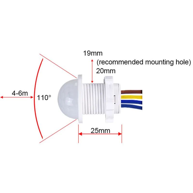 2 SZT. Inteligentny Czujnik PI – Pir Motion Sensor recenzja i cena