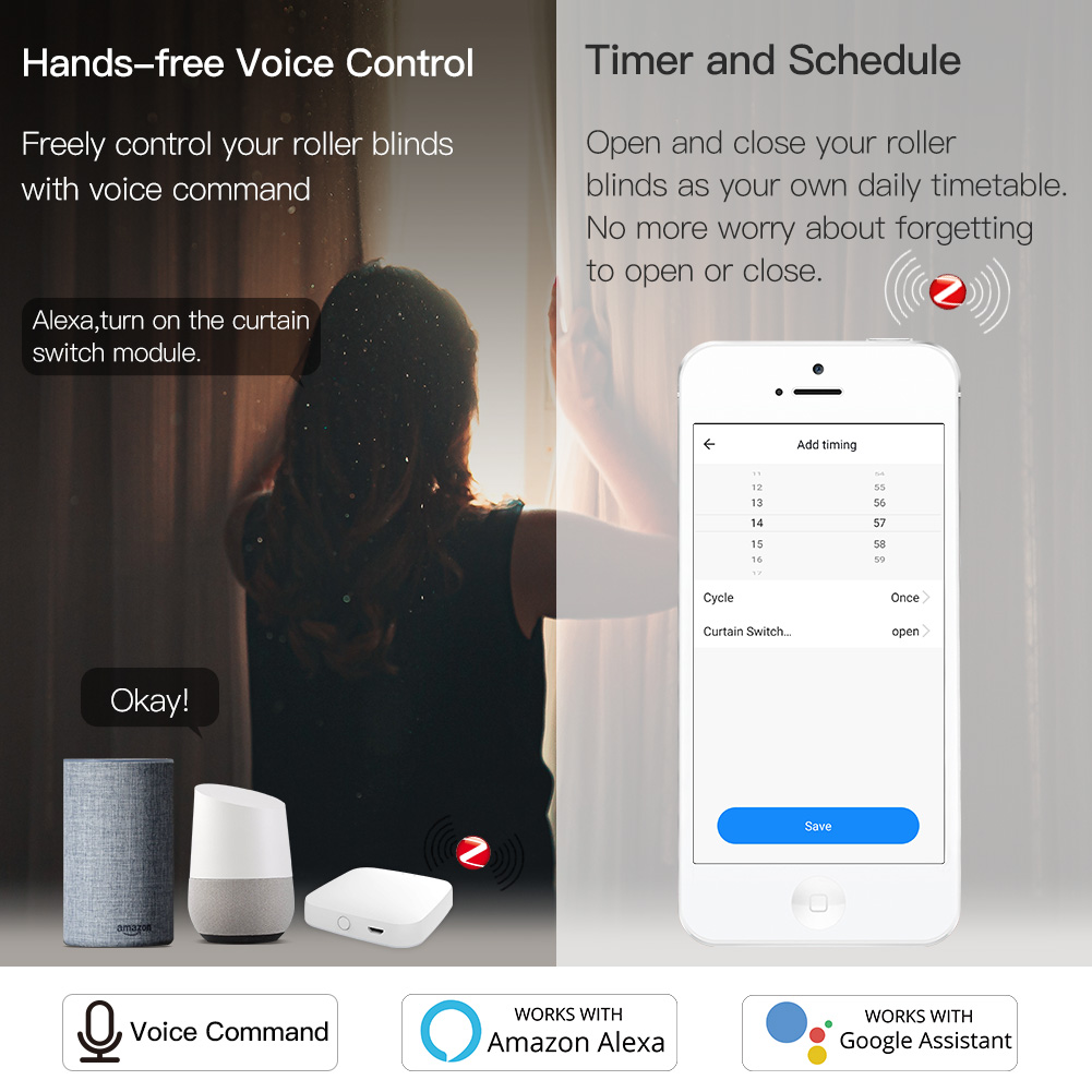 Moduł przełącznika rolet MOES  – Smart Home Blinds recenzja i cena
