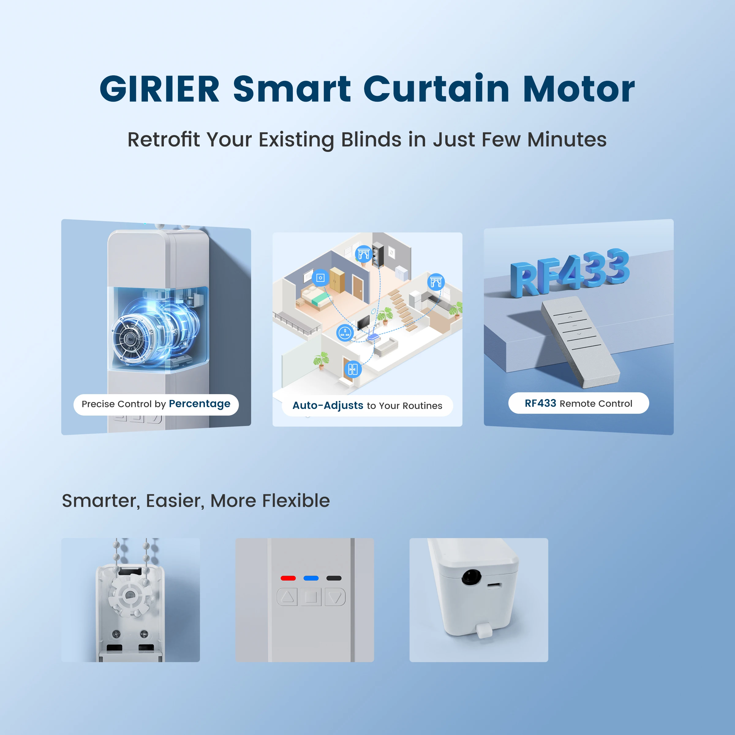 GIRIER Inteligentny silnik do  – Smart Home Blinds recenzja i cena