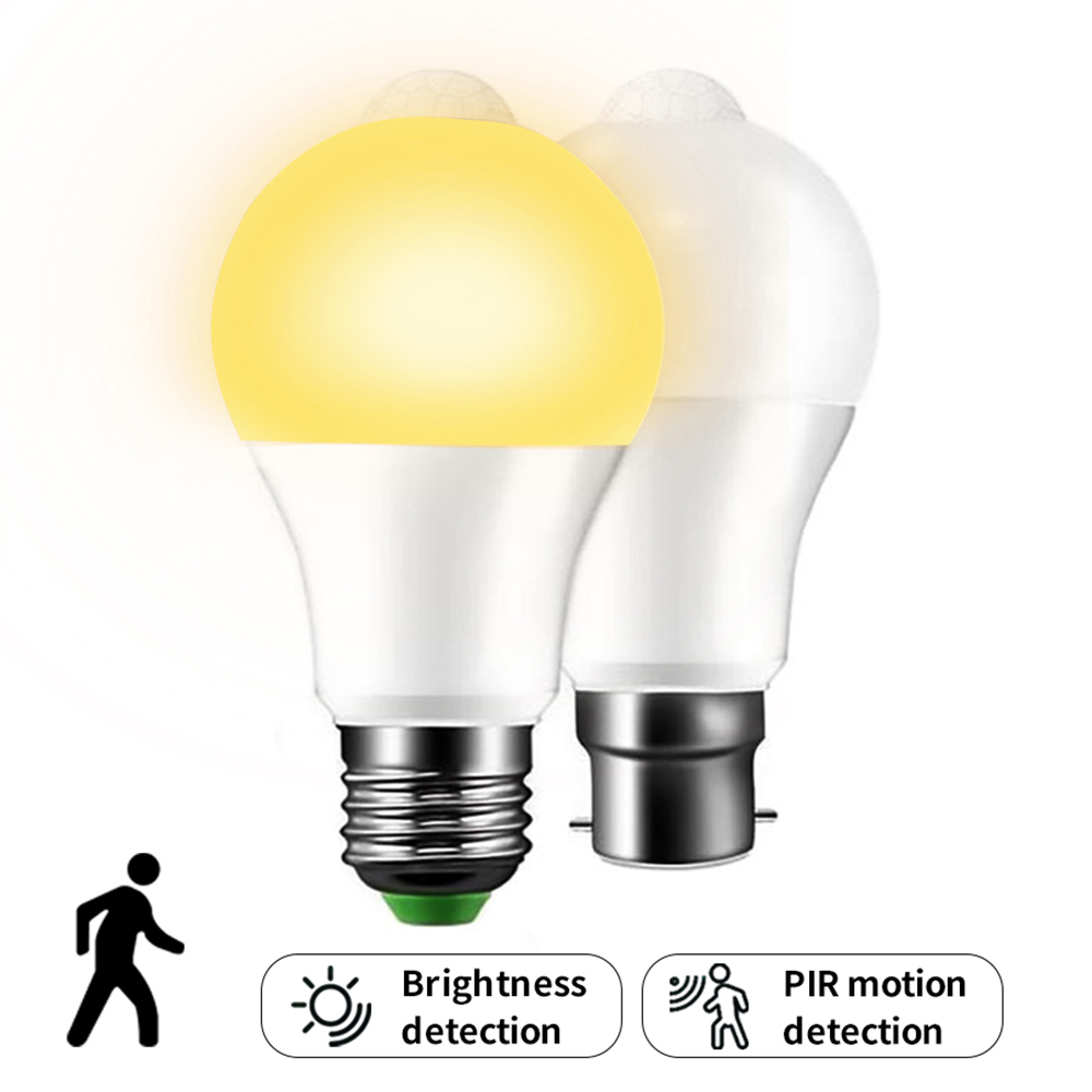 Żarówka LED E27 12W z czujniki – Pir Motion Sensor recenzja i cena