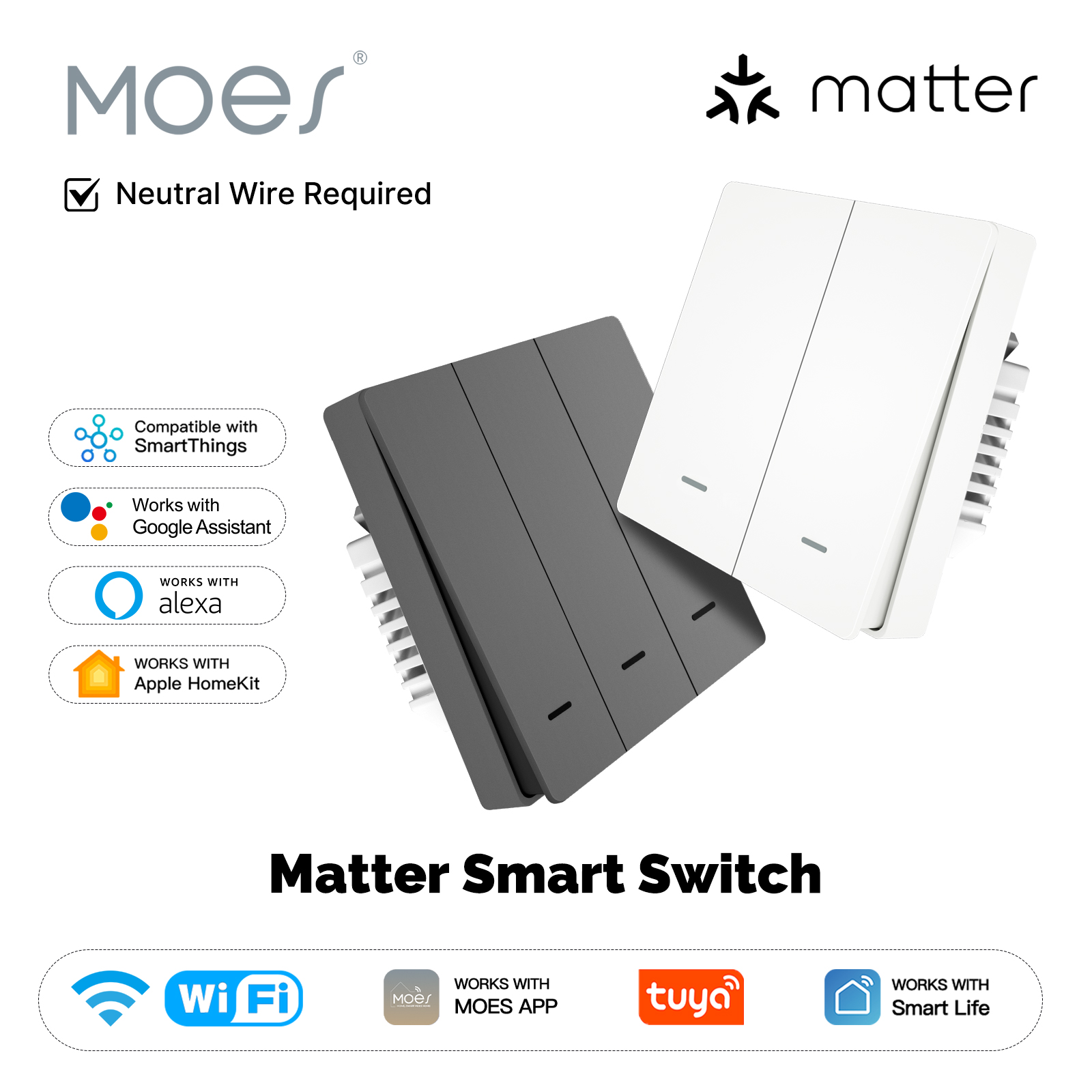 MOES Matter Tuya WiFi intelige – Smart Home Button recenzja i cena