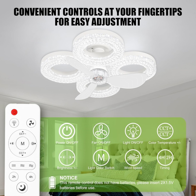 Inteligentny wentylator sufito – Smart Home Living Room recenzja i cena
