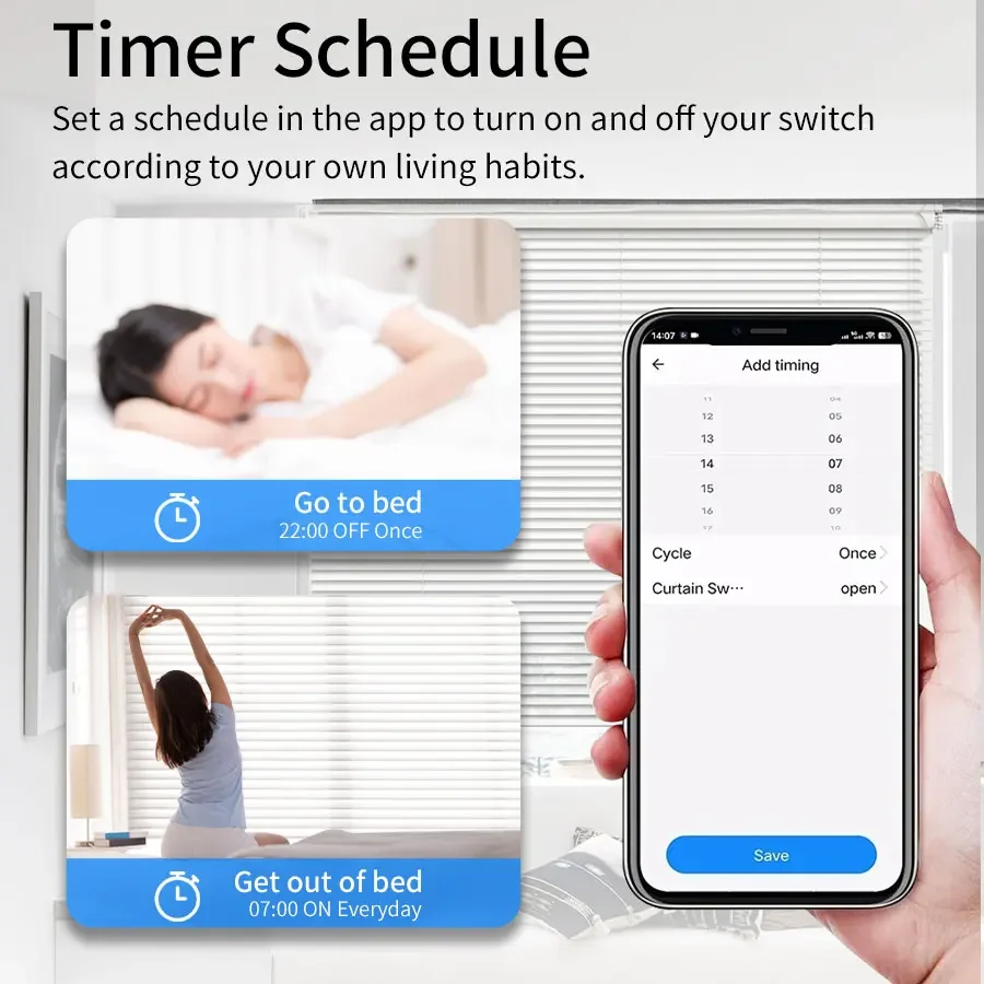 Moduł przełącznika kurtyny Tuy – Smart Home Blinds recenzja i cena