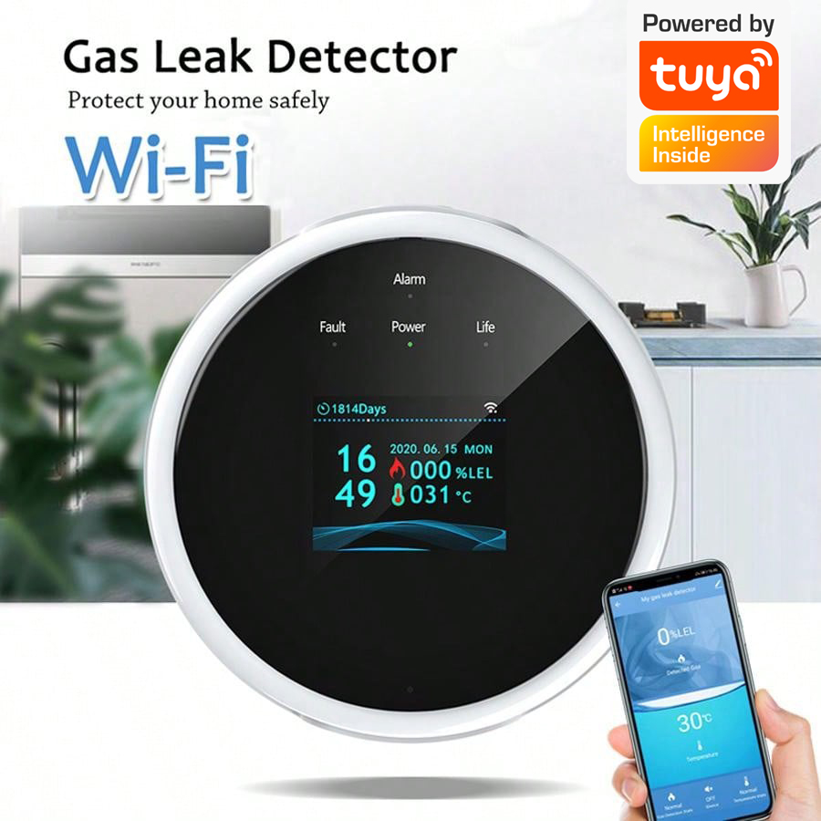 Czujnik gazu 2.4G WiFi, detekt – Smart Home Web recenzja i cena