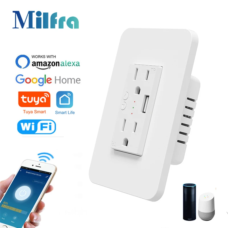 Milfra Wifi Smart Socket Doubl – Smart Home Living Room recenzja i cena