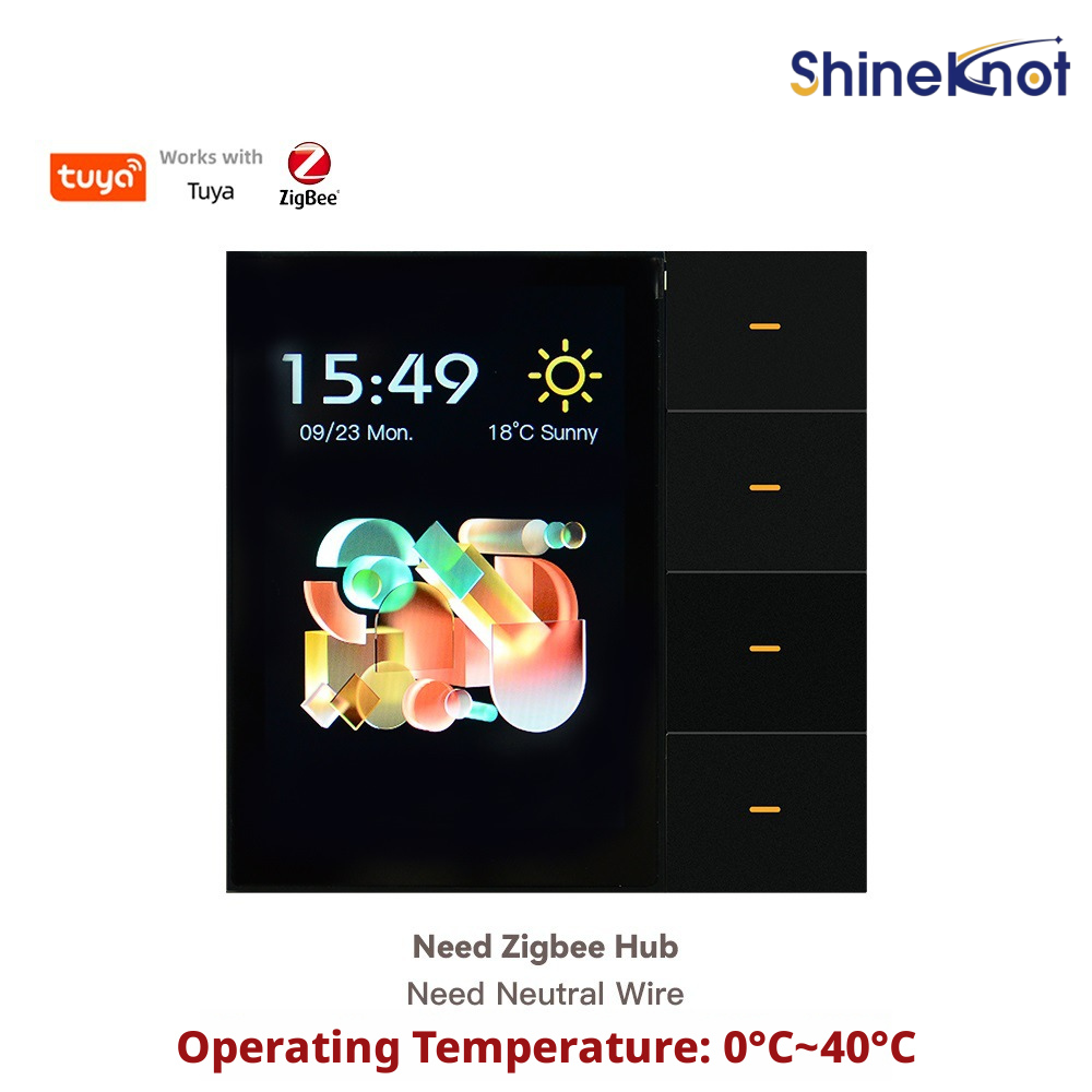 Shineknot Tuya 3,5-calowy ekra – Smart Home Button recenzja i cena