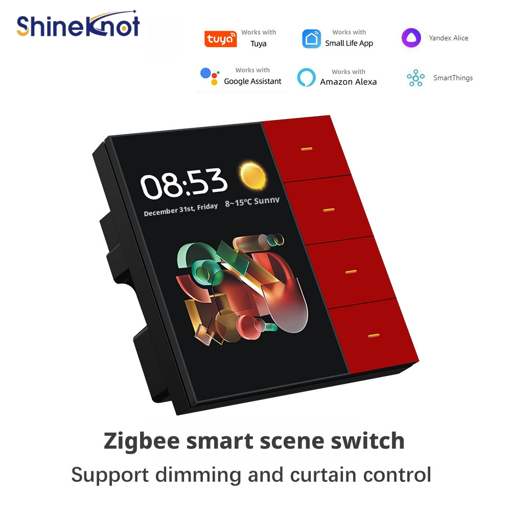 Shineknot Tuya 3,5-calowy ekra – Smart Home Button recenzja i cena