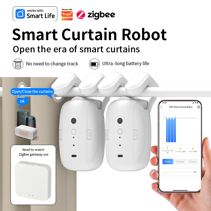 Robot sterujący roletami Zigbe – Smart Home Zigbee recenzja i cena
