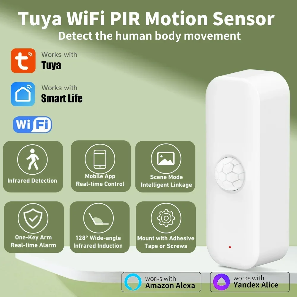 Tuya WiFI Czujnik ruchu PIR In – Pir Motion Sensor recenzja i cena