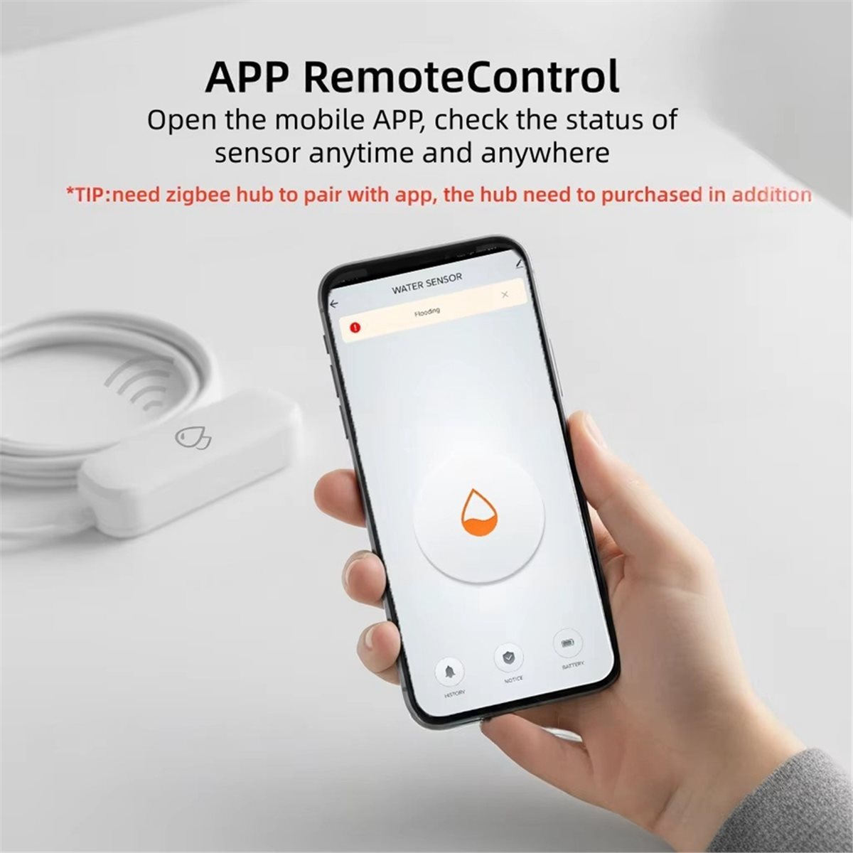 Kompatybilny czujnik wycieku w – Smart Home Zigbee recenzja i cena